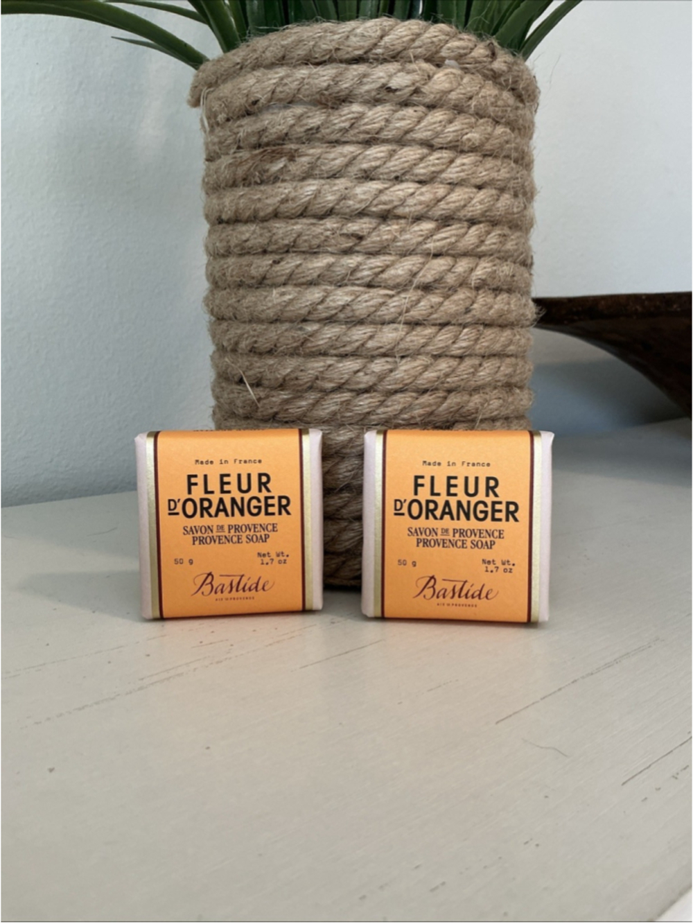 Bastide Fleur d’Oranger Savon de Provence Soap 1.7oz Travel Size 2-Pack - NWOB